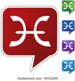 Pisces Zodiac Symbol
