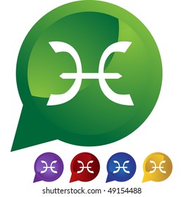 Pisces Zodiac Symbol