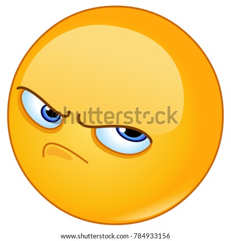 Pissed off angry emoticon