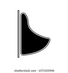Pissoir icon. Element of bathroom for mobile concept and web apps icon. Glyph, flat icon for website design and development, app development