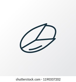 Pistachio icon line symbol. Premium quality isolated peanut element in trendy style.