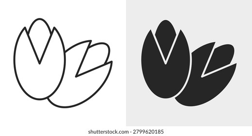 Pistachio Icon represents healthy nuts, natural nutrition, and wholesome snacks.