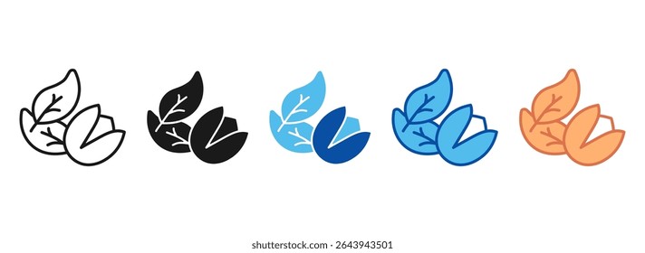 Pistachio Icon Set Multiple Style Collection