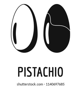 Pistachio icon. Simple illustration of pistachio vector icon for web design isolated on white background