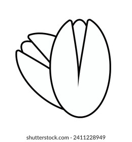 Pistachio icon symbol template for graphic and web design. Vector illustration.