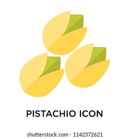 Pistachio icon vector isolated on white background for your web and mobile app design, Pistachio logo concept