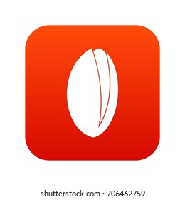 Pistachio nut icon digital red for any design isolated on white vector illustration