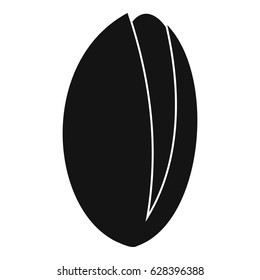 Pistachio nut icon in simple style isolated on white background vector illustration