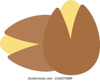 pistachio  Vector illustration on a transparent background. Premium quality symmbols. Line Color vector icons for concept and graphic design.