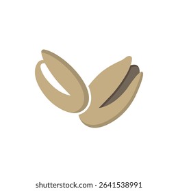 pistachios nut  logo vector icon illustration design 