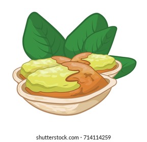 pistachios, nuts vector