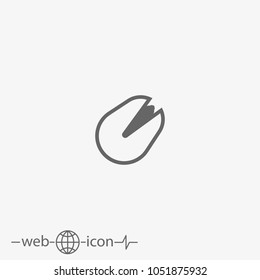 pistachios vector icon