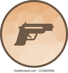 Pistol, bullets, crime