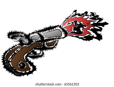 pistol cartoon