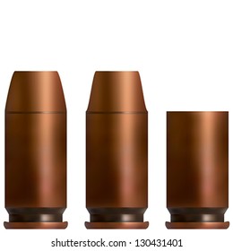 Pistol cartridges Vector