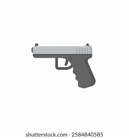 Pistol flat icon vector design