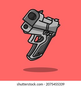 Pistol Gun Handgun Vector Illustration