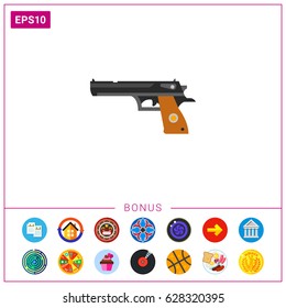 Pistol gun icon