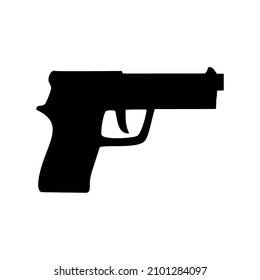 Icono de pistola de pistolas. Imagen del vector