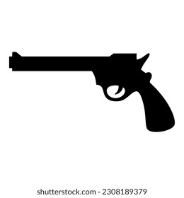 Pistol Gun Icon. Vector image