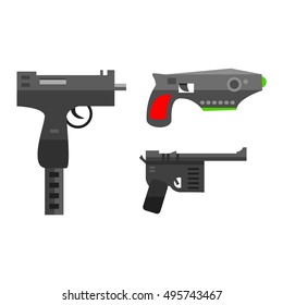 Pistol gun security bullet and ammunition protection metal gun