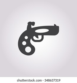Pistol icon. 