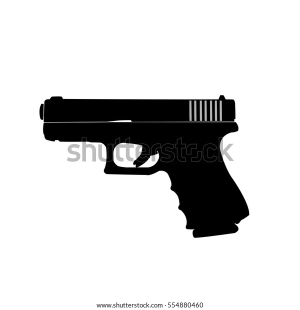 Pistol Icon Stock Vector (Royalty Free) 554880460 | Shutterstock