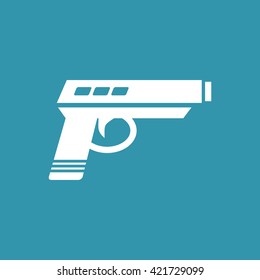 Pistol Icon. Eps-10.