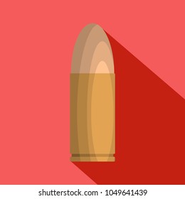Pistol icon. Flat illustration of pistol vector icon for web