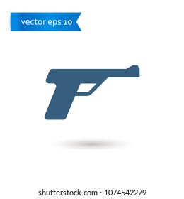 pistol. pistol icon. sign design. Vector EPS 10.
