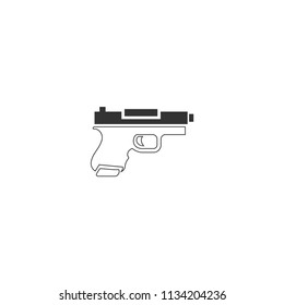 Pistol icon templates