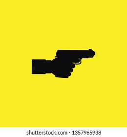pistol icon vector