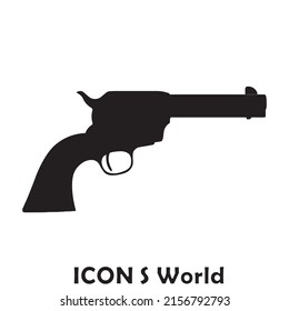 Pistol icon. Vector illustration eps10.