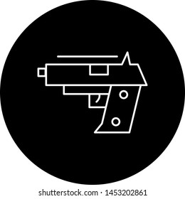 Pistol icon for your project
