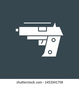 Pistol icon for your project
