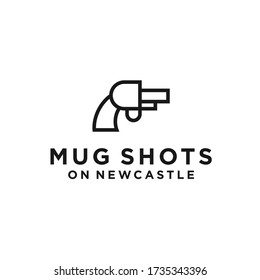 pistol logo / gun icon
