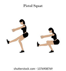 Pistol Squat Exercise