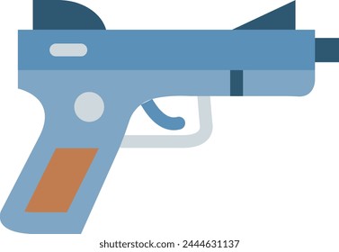 Pistol Vector Flat Icon Design