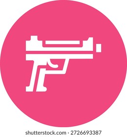 Ilustração de design de ícone de vetor de pistola