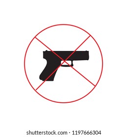 pistols are forbidden icon