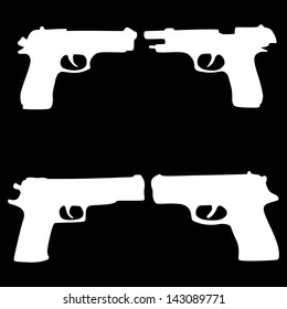pistols, illustration