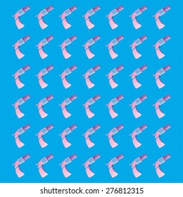 Pistols vector background seamless