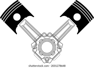 The piston acts as a movable end of the combustion chamber