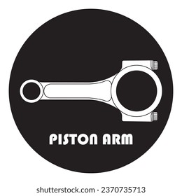 Vektorgrafik-Vektorgrafik-Design mit Pistenarm
