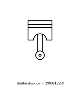 piston, car icon. Can be used for web, logo, mobile app, UI, UX on white background