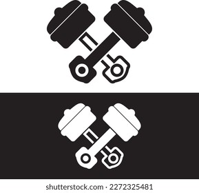 Piston Cooking Modern Design Logo 