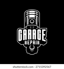 Motor del pistón, diseño simple de la reparación del garaje 