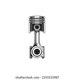 Piston engine vector image isolated, best for mechanic or garage logo and illustration