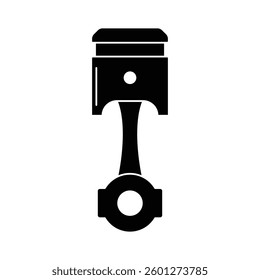 piston icon black vector design illustration