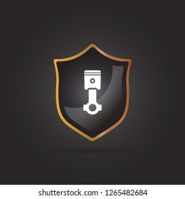 Piston icon for car